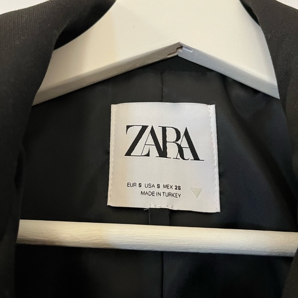 Zara Metal Button Cropped Jacket - Picture 10 of 10